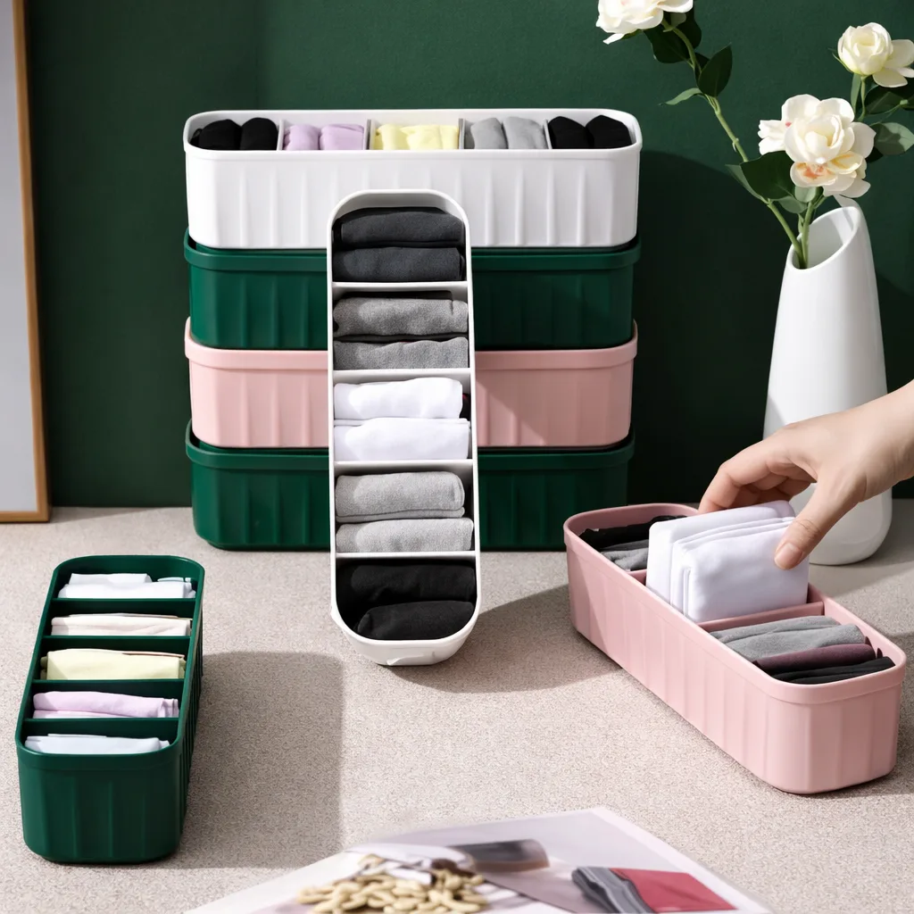 Premium Drawer & Wardrobe Storage Organizers – Set of 4