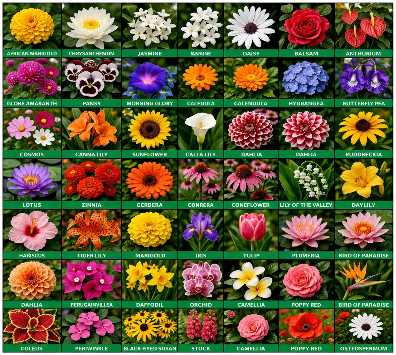 20 Varieties of Flower Seeds- Best Summer Flower Seeds
